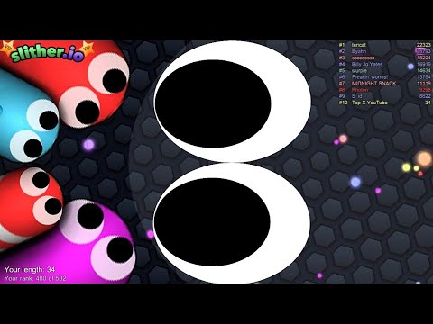 Slither.io A.I. Epic Skin Slitherio Best Gameplay - IMPOSTOR Skin - Slither.io Vip - World Record