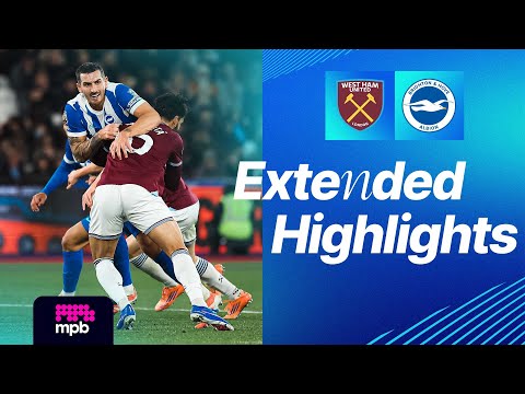 EXTENDED HIGHLIGHTS | West Ham v Brighton | Premier League
