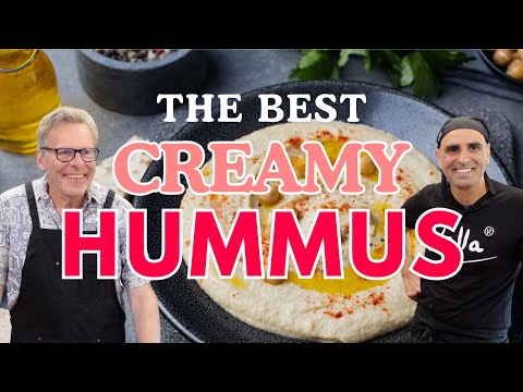 Restaurant-Style Creamy Hummus | No Garlic!