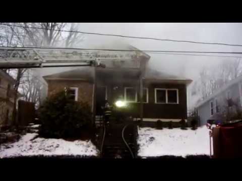 2-alarm fire at 84 Durant St., in Lowell on Tuesday afternoon. Started at 5pm. No injuries. Cause un