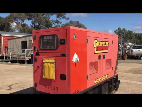 2012 FG Wilson XD60P2 60kVA Silenced Enclosed Skid Mounted Generator (GS033)
