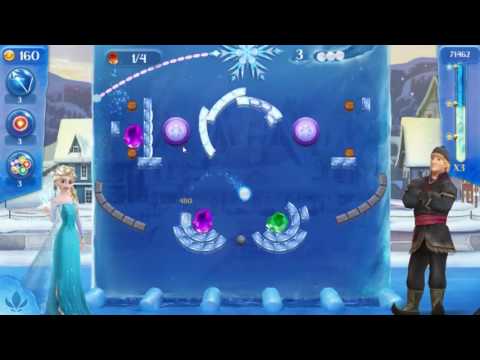 Frozen Free Fall: Icy Shot Level 41 - NO BOOSTERS ☃☃☃