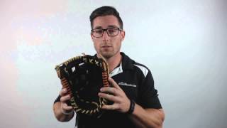 Video thumbnail: Louisville Slugger Omaha Series 5 Orange Baseball Glove: FGS5OR6-1175