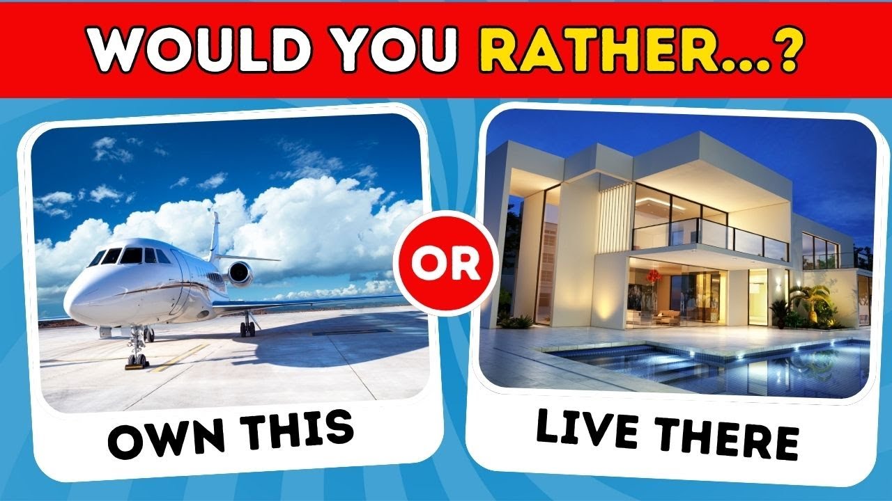 Would You Rather Luxury Edition Brain Break Questions? 💎💸💰