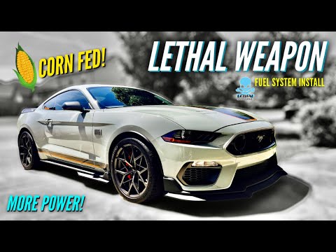 ADDING HUGE POWER & E85 To My 2021 Mach 1 Mustang! Lethal Performance Fuel System Install