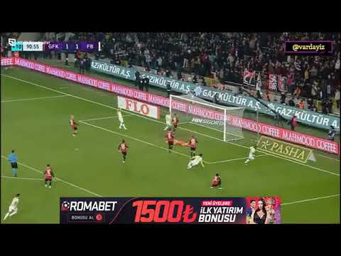Gaziantepspor 1 Fenerbahçe 2 gol Valencia