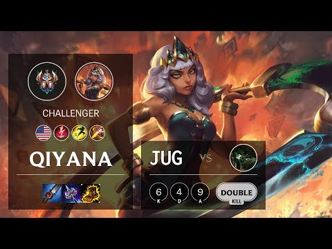 Qiyana Jungle vs Warwick - NA Challenger Patch 10.10