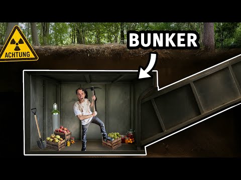 Unser unterirdischer BUNKER ist fertig! | 100 Tage Autark - Folge 7