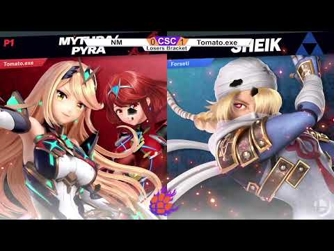 Clocktower Smash 103 - Losers - Tomato.exe (Pyra/Mythra) vs. NM (Sheik) - SSBU