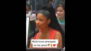 Nicki Minaj Loves Pineapple On Pizza Tiktok nickiuminaj #Shorts