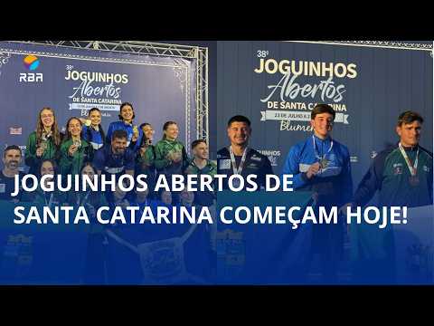 Joguinhos Abertos de Santa Catarina começam hoje!