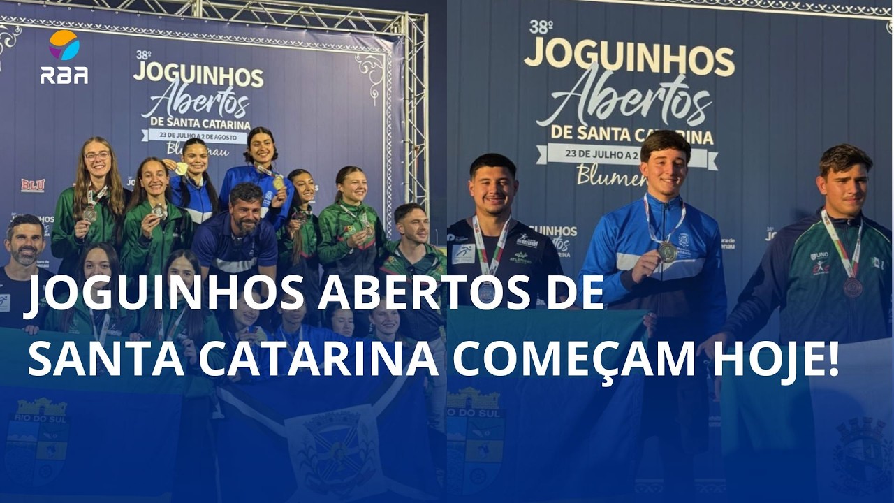 Joguinhos Abertos de Santa Catarina começam hoje!