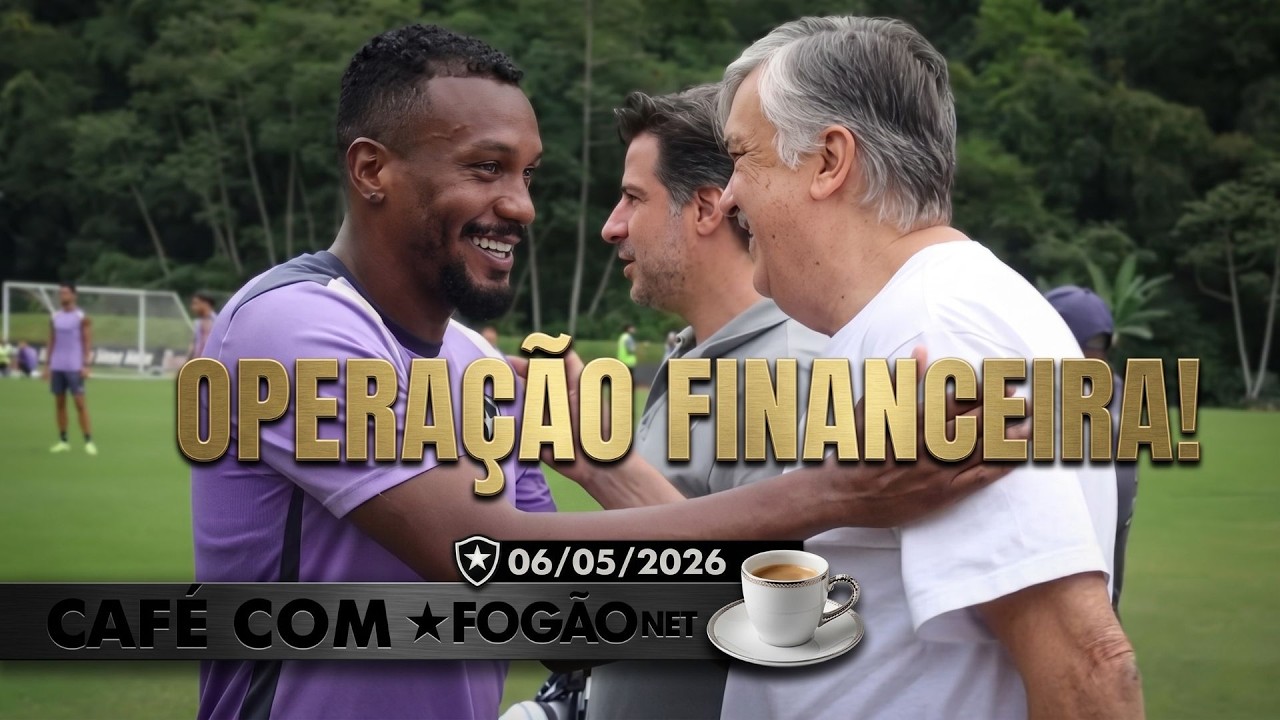 LIVE CAFÉ COM FOGÃONET | Botafogo garante salários no prazo; social não quer vender Barboza