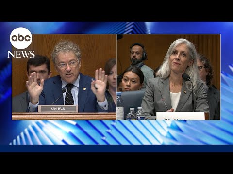 Sen. Rand Paul challenges Susan Monarez's knowledge of vaccines