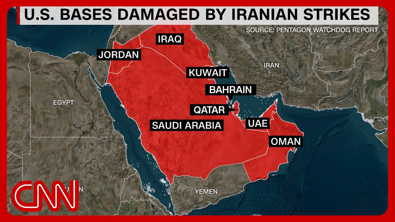 Pentagon report documents Iranian strikes damaged hundreds of US military buildings across Middle East bases
