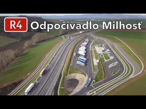 Výstavba R4 Odpočívadlo Milhosť (december 2022)
