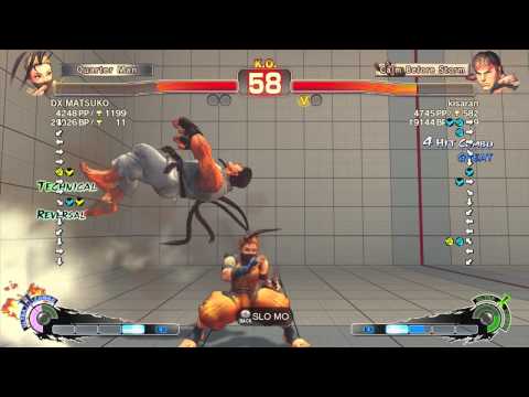 DX MATSUKO (Ibuki) vs. Kisaran (Ryu) - SSFIV AE 2012 Match