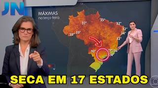 JORNAL NACIONAL - PREVISÃO DO TEMPO - 20/10/2026 TERÇA FEIRA