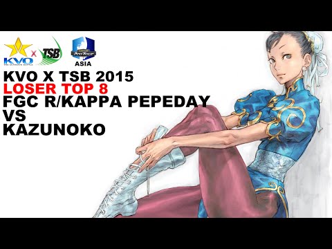 KVO2015 - Losers Top 8: Kazunoko vs FGC R/Kappa Pepeday