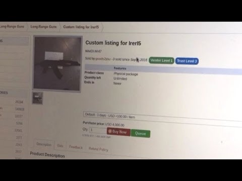 Is it really that easy to order a weapon on the darknet?