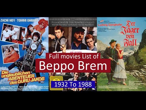 Beppo Brem Full Movies List | All Movies of Beppo Brem