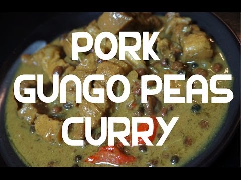 Jamaican Curried Pork Belly & Gungo Peas - Pigeon Congo Peas