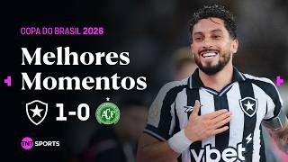 BOTAFOGO PERDE VÁRIOS GOLS INCRÍVEIS, MAS ALEX TELLES MARCA NO FINAL | BOTAFOGO 1X0 CHAPECOENSE