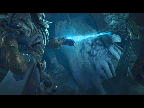Artanis and Kerrigan Discover Dead Xel'Naga on Ulnar (Starcraft 2 | Protoss | Entombed)