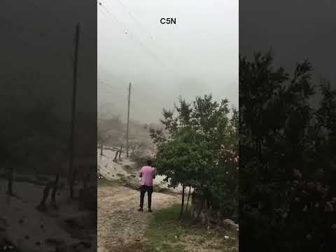 The storm in Catamarca destroyed a bridge.