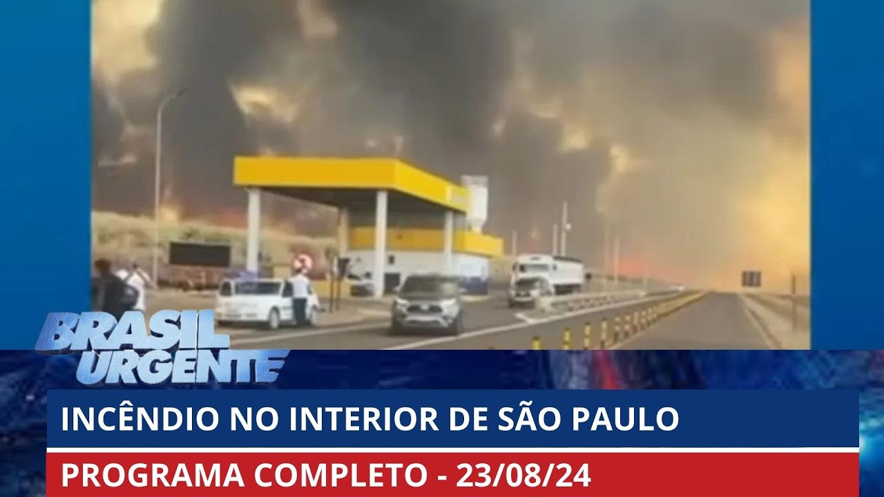 [AO VIVO] Brasil Urgente – 23/08/2024