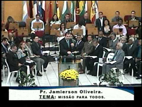 Pastor Jamierson Oliveira Conferência Missionária 30-08-2014
