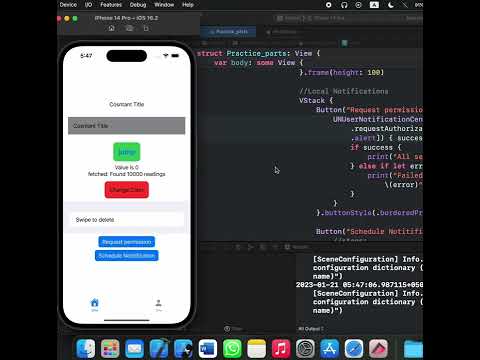 Local Notification in SwiftUI.