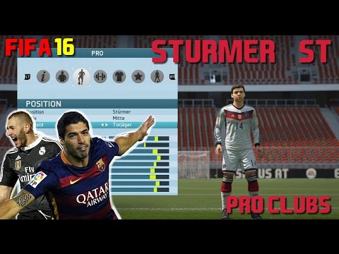 FIFA 16 Pro Clubs | Besten Stürmer ST erstellen | How to/Tutorial | DEUTSCH