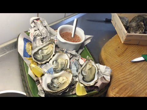 Så här öppnar man ostron