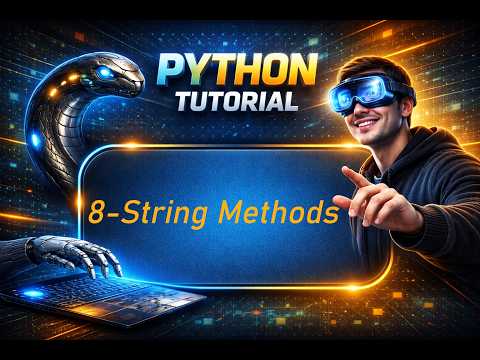 8 String Methods Learning Python From Scratch