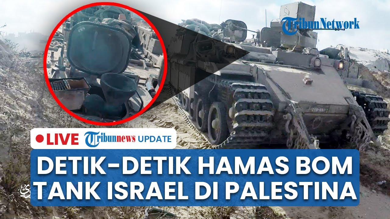 🔴LIVE: Detik-detik Tank Israel Diledakkan Al-Qassam, 7 Tentara Israel Hangus Terbakar di Khan Younis