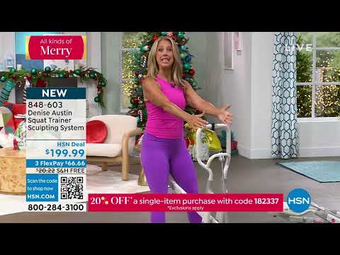 Denise Austin Squat Trainer Sculpting System