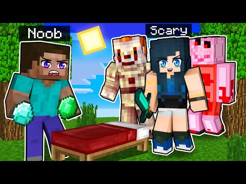 Minecraft Bedwars but we're scary...