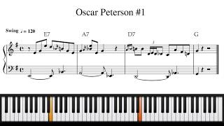 Jazz Licks &amp; Phrases Oscar Peterson #1