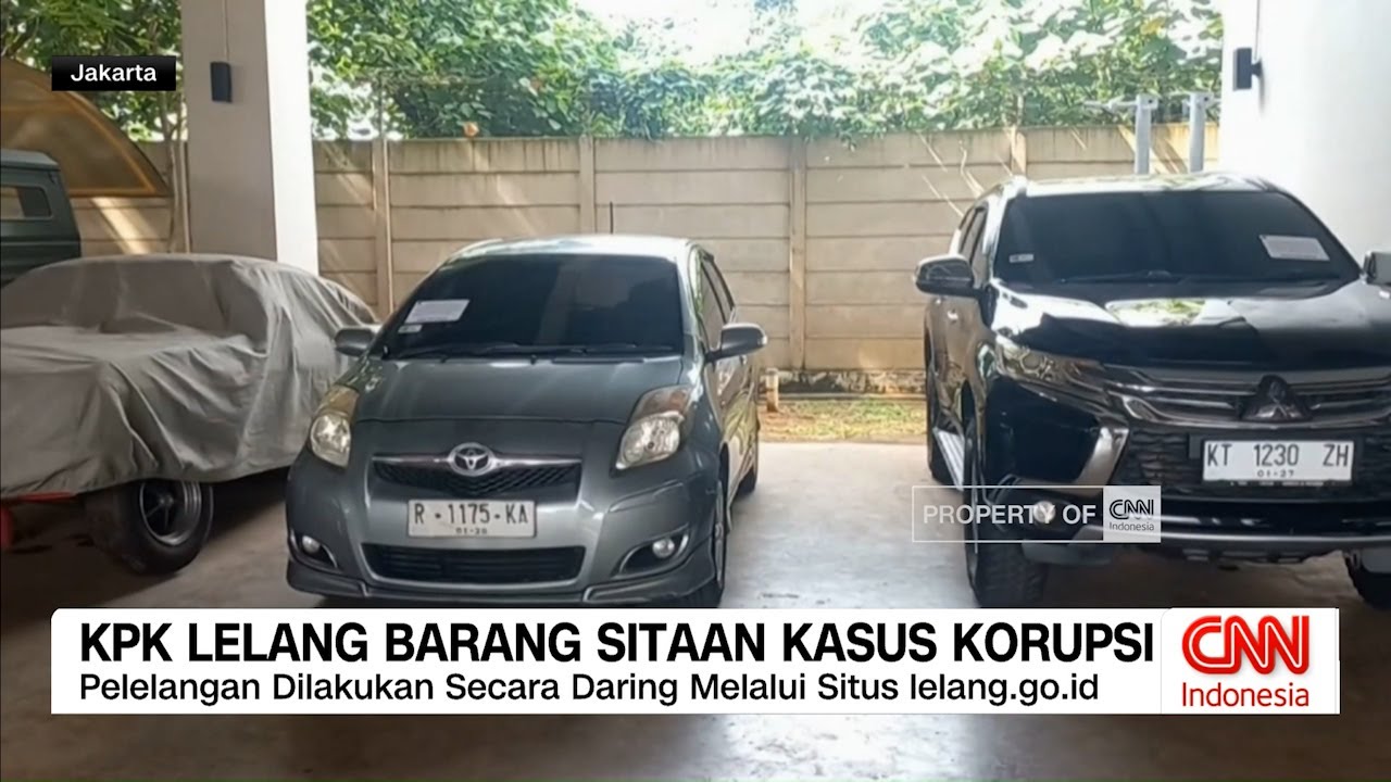 KPK Lelang Barang Sitaan Kasus Korupsi