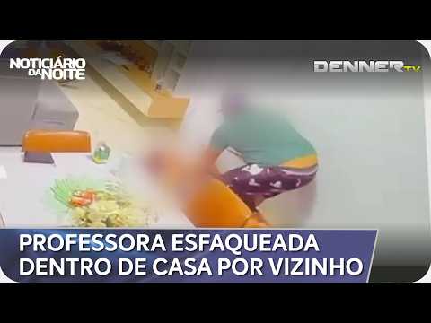 Professora é esf@quead@ e vizinho é preso em Caldas Novas (GO)