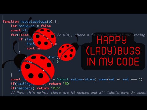 Happy Ladybugs Hackerrank Javascript