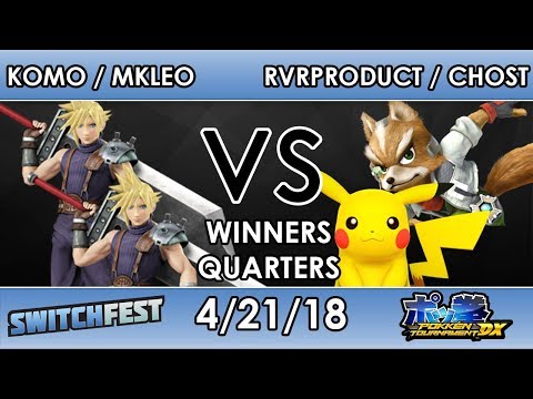 Switchfest - Komorikiri / MKLeo (Blue) VS  RVRProduct / Ghost (Red) - Smash 4 - Winners Round 2
