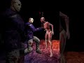 The Horror Jason Voorhees X Ray Mortal Kombat Mobile MK Mobile Jason X Ray Full Vertical Shorts