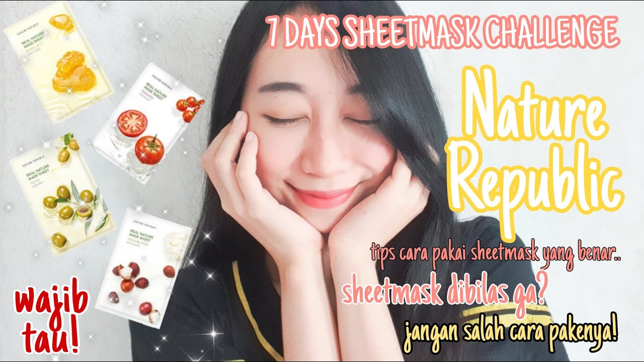 Putar video REVIEW SHEETMASK NATURE REPUBLIC! | Dipake 7 Hari Berturut turut | Cara Pakai Sheetmask yang benar sekarang REVIEW SHEETMASK NATURE REPUBLIC! | Dipake 7 Hari Berturut turut | Cara Pakai Sheetmask yang benar