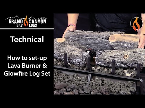 How To Set Up Lava Burner & GlowFire™ Log Set