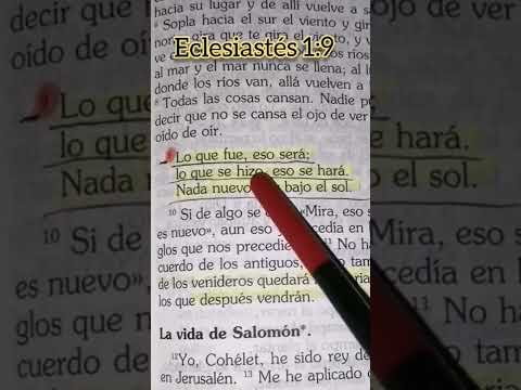 Mejor Lectura de Eclesiastés Capítulo 1 Biblia Católica de Jerusalén,mejores versículos Bíblicos!!