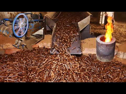 Manufacturing Process of Biomass Pellets made by Sawdust