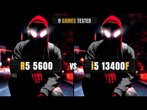 AMD Ryzen 5 5600 vs Intel i5 13400f - 9 Games Tested - ft. 4070 Ti Super