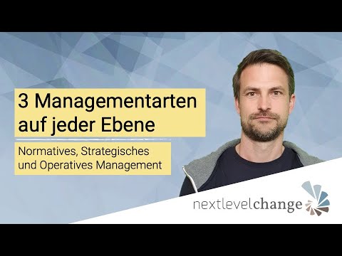 Drei Managementarten auf jeder Ebene